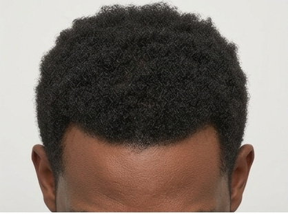 After hair-restoration comparison, case 1