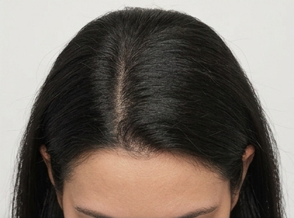 After hair-restoration comparison, case 2